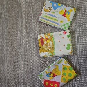 Vintage Sears Winnie The Pooh Pillow Case Set Of 3